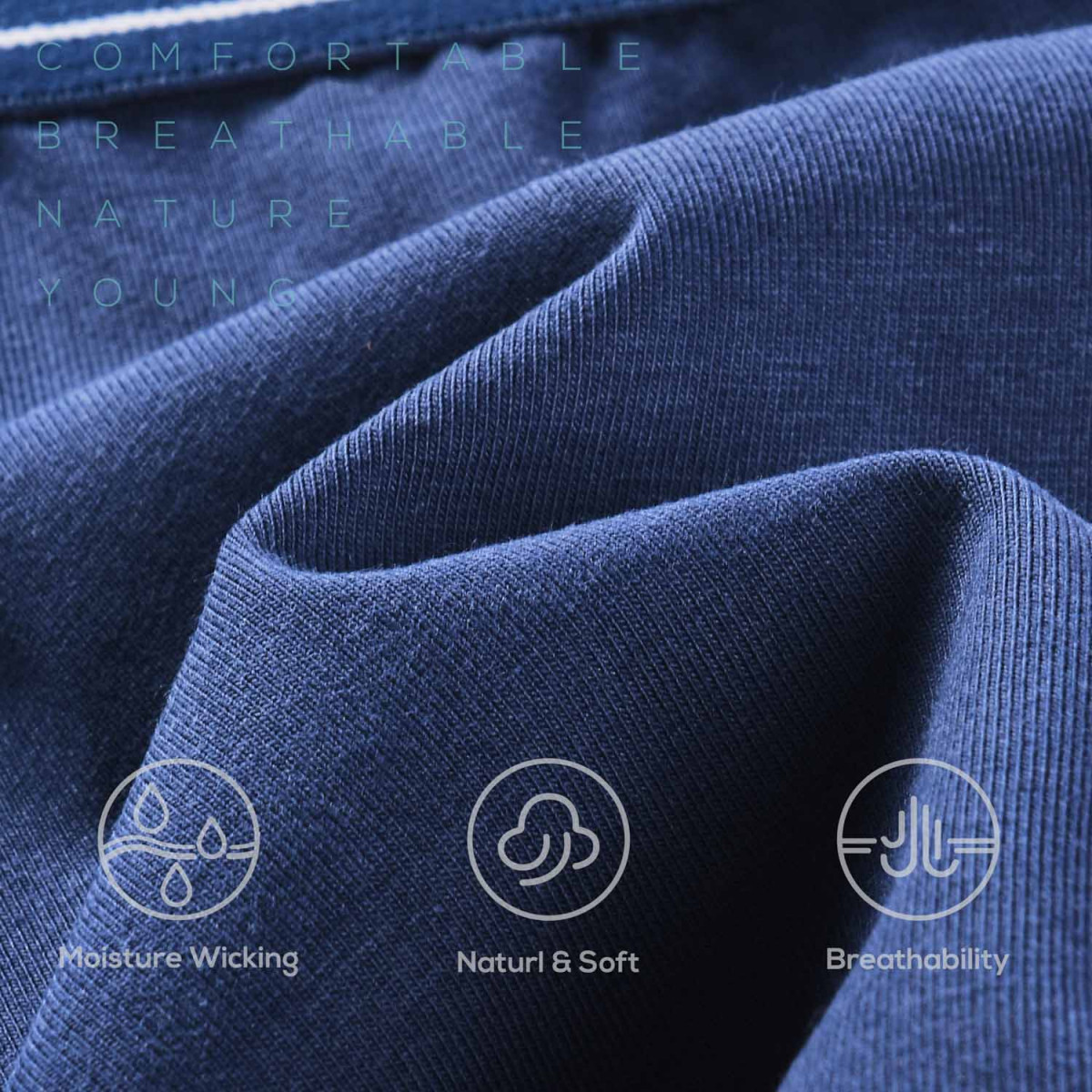 COTTONCTR Men`s Underpants Cotton Briefs Comfortable Wear Dark Blue Color COTTONCTR Men`s Underpants Cotton Briefs Comfortable Wear Dark Blue Color