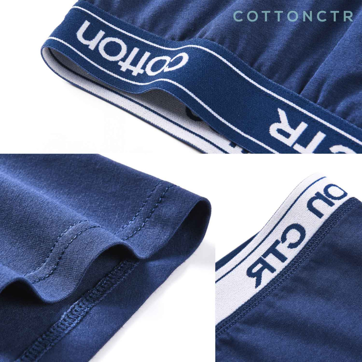 COTTONCTR Men`s Underpants Cotton Briefs Comfortable Wear Dark Blue Color COTTONCTR Men`s Underpants Cotton Briefs Comfortable Wear Dark Blue Color