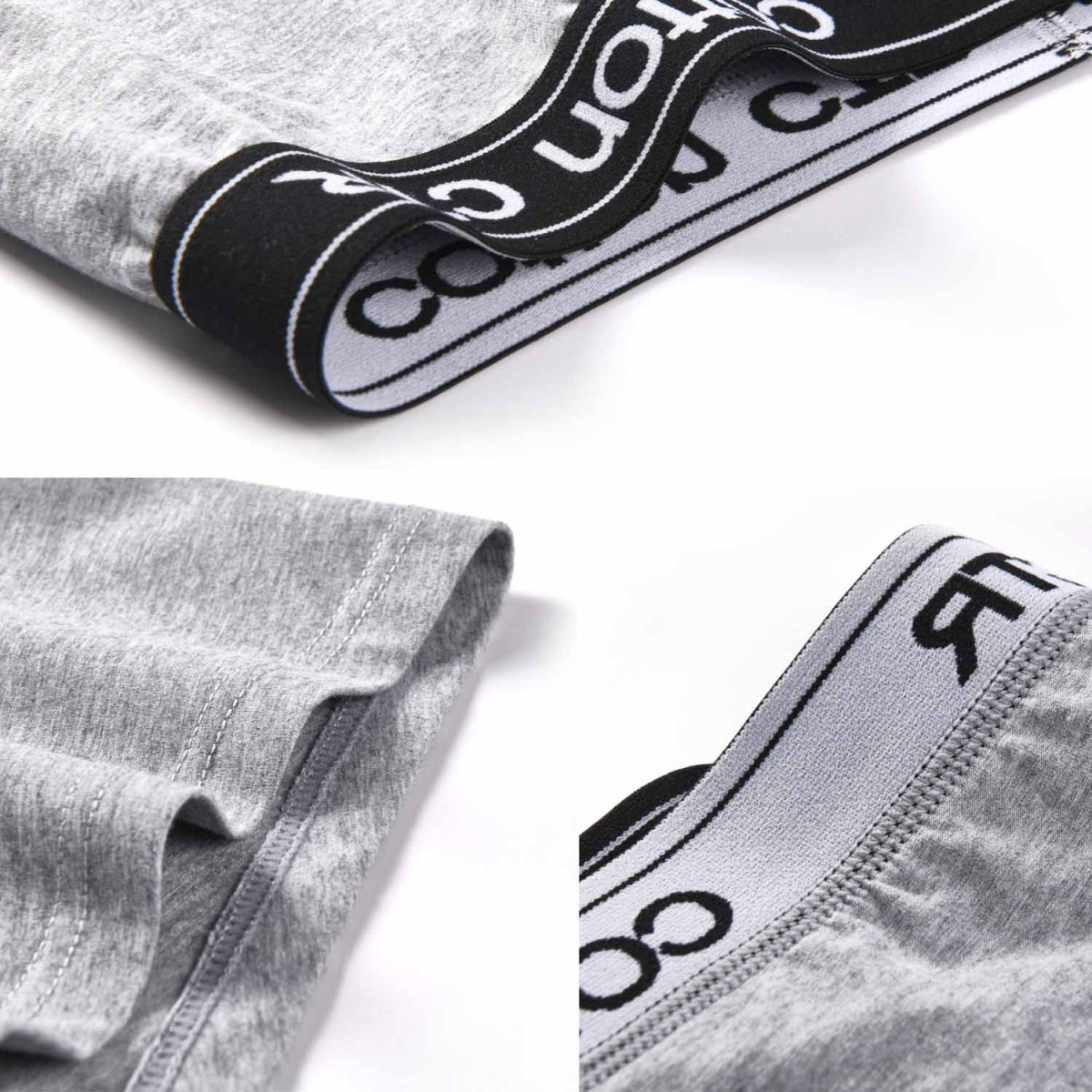 COTTONCTR Men`s Underpants Cotton Briefs Comfortable Wear Grey Color -One Pack