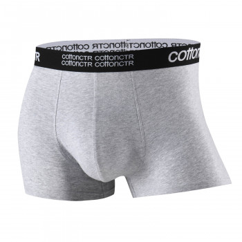 COTTONCTR Men`s Underpants Cotton Briefs Breathable Underwear Grey Color-One Pack