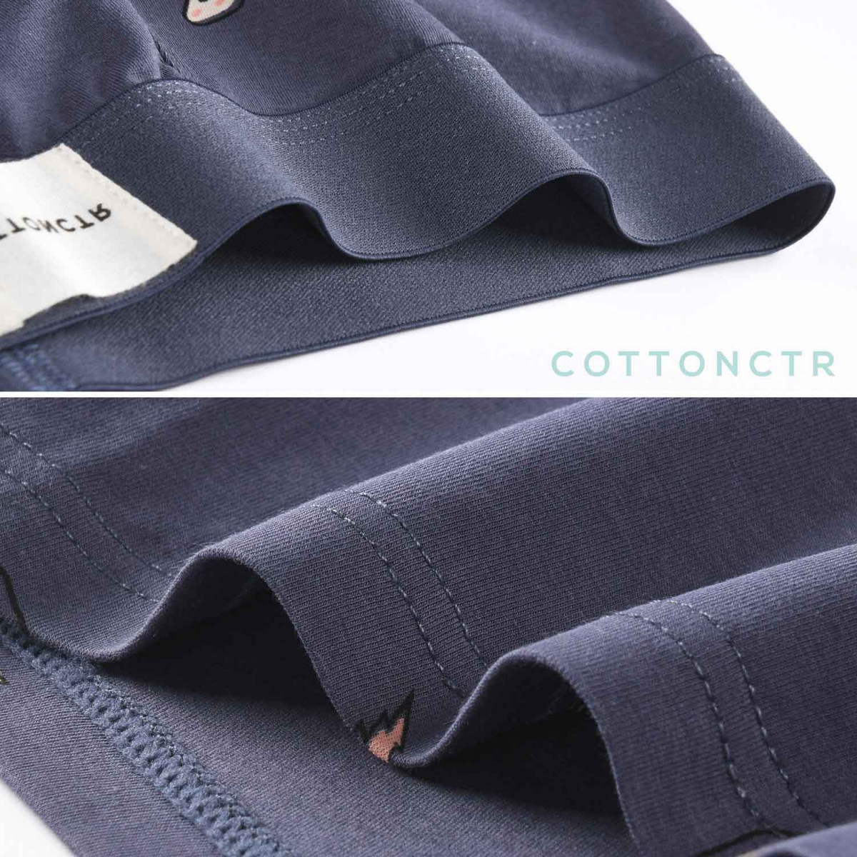 COTTONCTR Men`s Underpants Cotton Boxer Briefs Game Printed Ocean Blue Color Comfortable Wear COTTONCTR Men`s Underpants Cotton Boxer Briefs Game Printed Ocean Blue Color Comfortable Wear